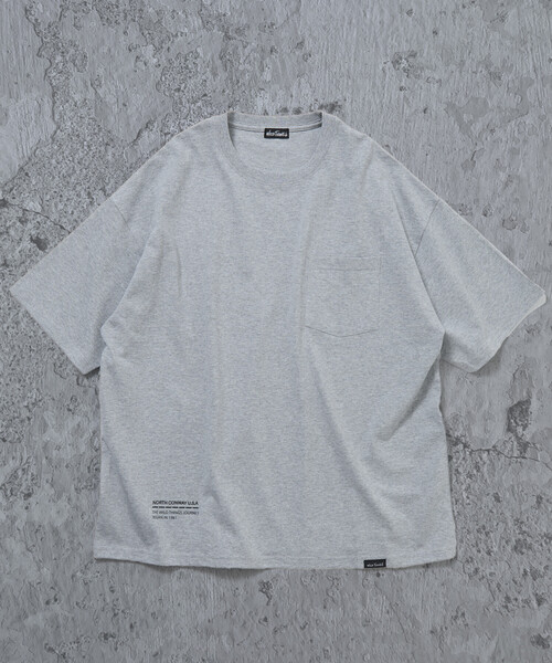 FREAK'S STORE(フリークスストア)の「限定展開 WILD THINGS×FREAK'S STORE ワイルドシングス 別注 マルチプリント ポケット Tシャツ(Tシャツ/カットソー・メンズ・ホワイト/ブラック/グレイッシュベージュ/ネイビー/杢グレー・LARGE/MEDIUM/SMALL)」の3枚目の写真