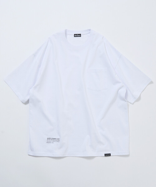 FREAK'S STORE(フリークスストア)の「限定展開 WILD THINGS×FREAK'S STORE ワイルドシングス 別注 マルチプリント ポケット Tシャツ(Tシャツ/カットソー・メンズ・ホワイト/ブラック/グレイッシュベージュ/ネイビー/杢グレー・LARGE/MEDIUM/SMALL)」の6枚目の写真