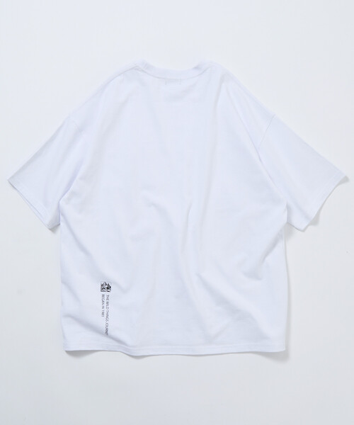 FREAK'S STORE(フリークスストア)の「限定展開 WILD THINGS×FREAK'S STORE ワイルドシングス 別注 マルチプリント ポケット Tシャツ(Tシャツ/カットソー・メンズ・ホワイト/ブラック/グレイッシュベージュ/ネイビー/杢グレー・LARGE/MEDIUM/SMALL)」の8枚目の写真