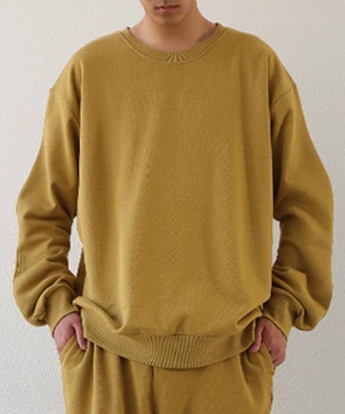 antiqua(アンティカ)の「BUFF TOP バフトップ 綿 スウェット(スウェット・レディース・マスタード/ブラウン系その他・M)」の2枚目の写真