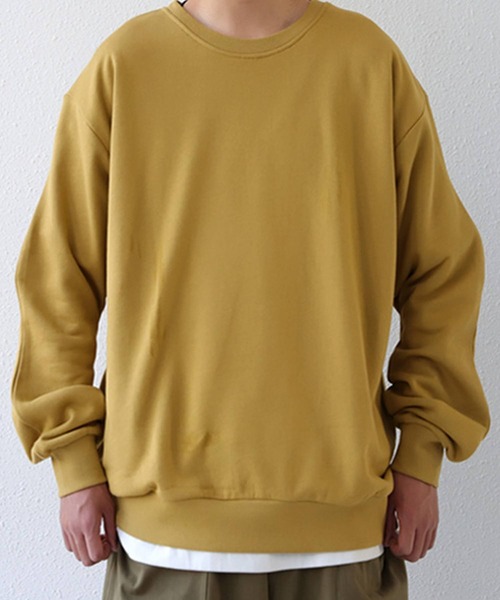antiqua(アンティカ)の「BUFF TOP バフトップ 綿 スウェット(スウェット・レディース・マスタード/ブラウン系その他・M)」の7枚目の写真