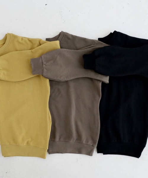 antiqua(アンティカ)の「BUFF TOP バフトップ 綿 スウェット(スウェット・レディース・マスタード/ブラウン系その他・M)」の8枚目の写真