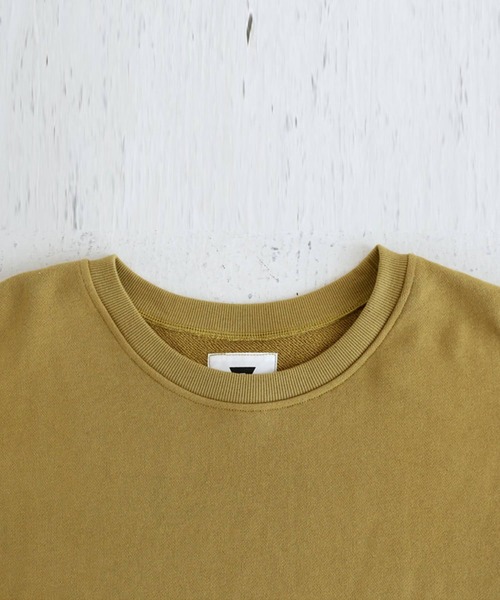 antiqua(アンティカ)の「BUFF TOP バフトップ 綿 スウェット(スウェット・レディース・マスタード/ブラウン系その他・M)」の13枚目の写真