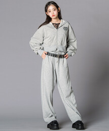 ZIDDY（ジディ）の「レースアップ・カーブパンツ（ベルト付き）(130~160cm)（その他パンツ）」