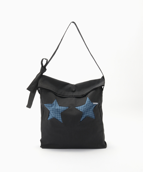 PULP/417EDIFICE（パルプフォーワンセブンエディフィス）の「This Uniform / ディス ユニフォーム CHARCOAL STAR BAG（ショルダーバッグ・メンズ・チャコールグレー・FREE）」の2枚目の写真