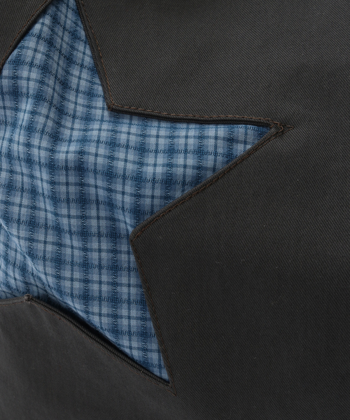 PULP/417EDIFICE（パルプフォーワンセブンエディフィス）の「This Uniform / ディス ユニフォーム CHARCOAL STAR BAG（ショルダーバッグ・メンズ・チャコールグレー・FREE）」の7枚目の写真