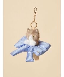 SNIDEL | リボンシュシュキャットチャーム(キーケース/キーアクセサリー)