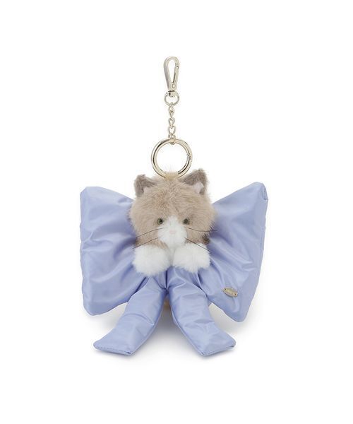 SNIDEL（スナイデル）の「リボンシュシュキャットチャーム（キーケース/キーアクセサリー・レディース・グレイッシュベージュ/ブラック/アイボリー・F）」の13枚目の写真