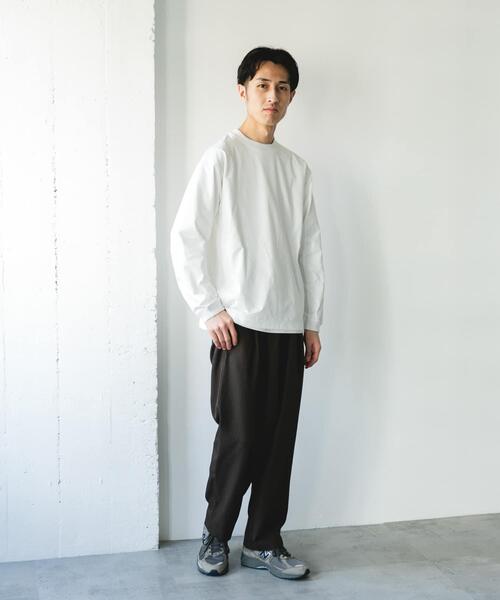 URBAN RESEARCH DOORS(アーバンリサーチドアーズ)の「『吸水速乾/接触冷感/イージーケア』クイックドライ ロングスリーブTシャツ(Tシャツ/カットソー・メンズ・グリーン系その他/ホワイト系その他/ブラック系その他/ホワイト・MEDIUM/LARGE)」の9枚目の写真