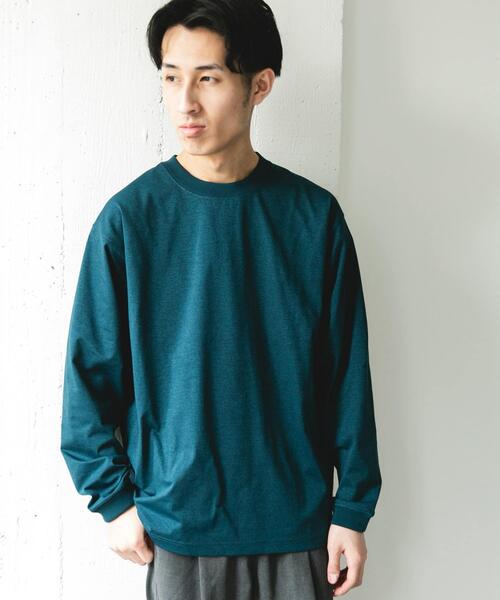 URBAN RESEARCH DOORS(アーバンリサーチドアーズ)の「『吸水速乾/接触冷感/イージーケア』クイックドライ ロングスリーブTシャツ(Tシャツ/カットソー・メンズ・グリーン系その他/ホワイト系その他/ブラック系その他/ホワイト・MEDIUM/LARGE)」の14枚目の写真