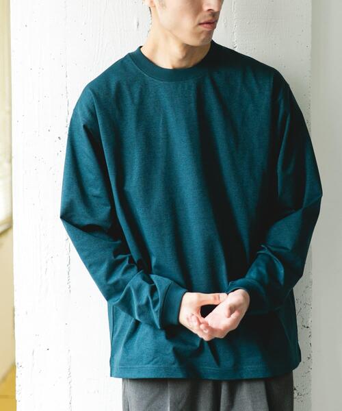 URBAN RESEARCH DOORS(アーバンリサーチドアーズ)の「『吸水速乾/接触冷感/イージーケア』クイックドライ ロングスリーブTシャツ(Tシャツ/カットソー・メンズ・グリーン系その他/ホワイト系その他/ブラック系その他/ホワイト・MEDIUM/LARGE)」の17枚目の写真