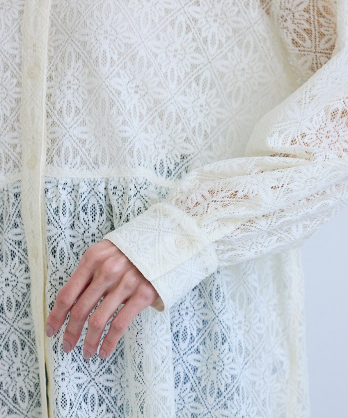 ROPE' PICNIC（ロペピクニック）の「レースペプラムシャツブラウス（シャツ/ブラウス・レディース・キナリ・FREE）」の21枚目の写真