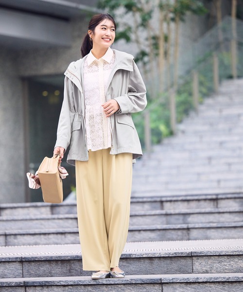 ROPE' PICNIC（ロペピクニック）の「レースペプラムシャツブラウス（シャツ/ブラウス・レディース・キナリ・FREE）」の2枚目の写真