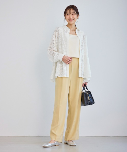 ROPE' PICNIC（ロペピクニック）の「レースペプラムシャツブラウス（シャツ/ブラウス・レディース・キナリ・FREE）」の9枚目の写真