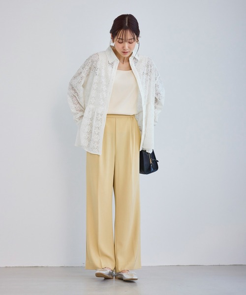 ROPE' PICNIC（ロペピクニック）の「レースペプラムシャツブラウス（シャツ/ブラウス・レディース・キナリ・FREE）」の10枚目の写真