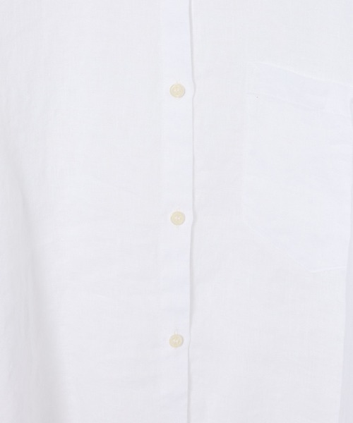 BARNYARDSTORM（バンヤードストーム）の「【『BABALOG』YouTubeご紹介アイテム】BARNYARDSTORM / リネンワイドシャツ / ハンドウォッシャブル【WEB限定サイズL】（シャツ/ブラウス・レディース・イエロー/セージグリーン/ベージュ/ホワイト・L/M/S）」の9枚目の写真