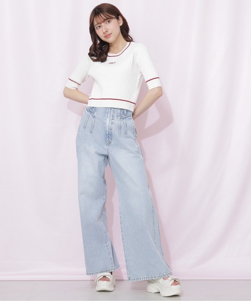 JILL by JILL STUART（ジルバイジルスチュアート）の「ダブルリボンサンダル（サンダル・レディース・ブラック/ホワイト・LARGE/MEDIUM/SMALL）」の14枚目の写真