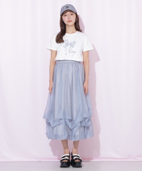JILL by JILL STUART（ジルバイジルスチュアート）の「ダブルリボンサンダル（サンダル・レディース・ブラック/ホワイト・LARGE/MEDIUM/SMALL）」の19枚目の写真