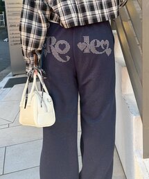 Another Branch olive des olive | 【セットアップ対応】キラキラスエットパンツ(スウェットパンツ)