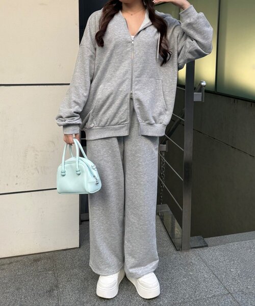 おはなさま専用✦BRIEFING✦ トレーナース＆カートセット✦ グレー✦ セットアップ対応】キラキラスエットパンツ（スウェットパンツ