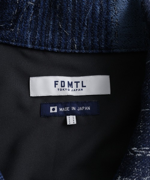 FDMTL（ファンダメンタル）の「FDMTL/ファンダメンタル/BORO JACQUARD KIMONO JKT RINSE（その他アウター・メンズ・インディゴブルー・3/2/4）」の3枚目の写真