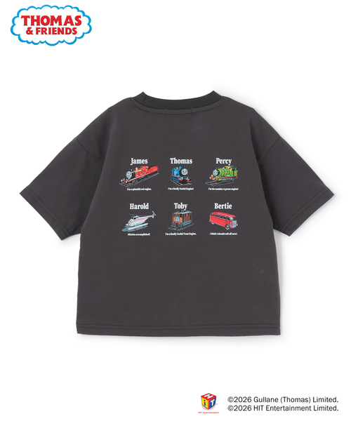 minimal(ミニマル)の「【きかんしゃトーマス】集合バックプリント(Tシャツ/カットソー・キッズ・ブルー/ブラック・90cm/120cm/110cm/100cm)」の3枚目の写真