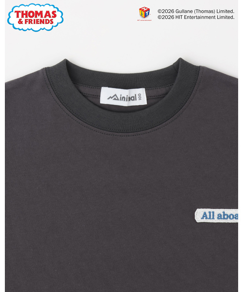 minimal(ミニマル)の「【きかんしゃトーマス】集合バックプリント(Tシャツ/カットソー・キッズ・ブルー/ブラック・90cm/120cm/110cm/100cm)」の4枚目の写真
