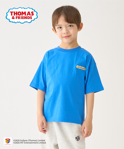 minimal(ミニマル)の「【きかんしゃトーマス】集合バックプリント(Tシャツ/カットソー・キッズ・ブルー/ブラック・90cm/120cm/110cm/100cm)」の13枚目の写真