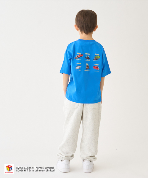 minimal(ミニマル)の「【きかんしゃトーマス】集合バックプリント(Tシャツ/カットソー・キッズ・ブルー/ブラック・90cm/120cm/110cm/100cm)」の17枚目の写真
