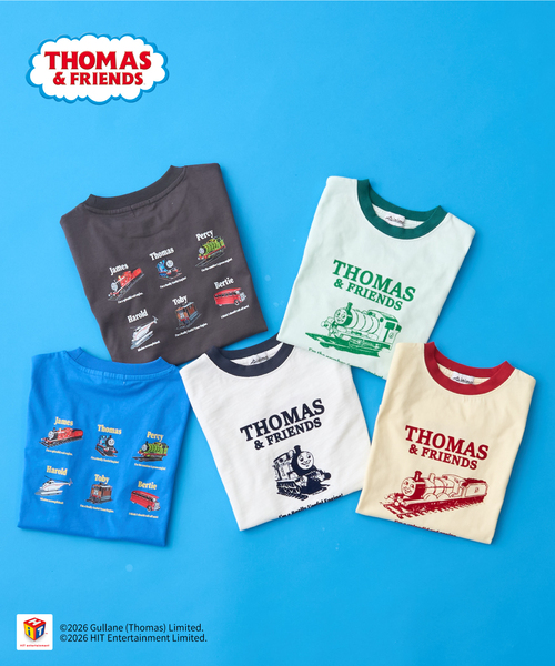 minimal(ミニマル)の「【きかんしゃトーマス】集合バックプリント(Tシャツ/カットソー・キッズ・ブルー/ブラック・90cm/120cm/110cm/100cm)」の21枚目の写真