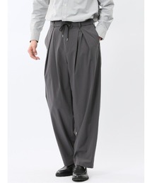 TAKA-Q（タカキュー）の「【ストレッチ ウォッシャブル 軽量 ポケッタブル】タカキュー ナチュラル ワッシャー ワンタック パンツ(セットアップ可能)（スラックス）」