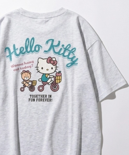 sanrio(サンリオ)の「2026SS sanrio/サンリオ オーバーサイズ ワンポイント刺繍 バックプリント リンガー半袖Tシャツ(Tシャツ/カットソー・レディース・イエロー/スミクロ/ホワイト/アッシュグレー/グレー系その他2/ピンク/ネイビー/ブラック系その他3/ブラック系その他/ピンク系その他/グレー系その他/グレー系その他3・L/M)」の7枚目の写真