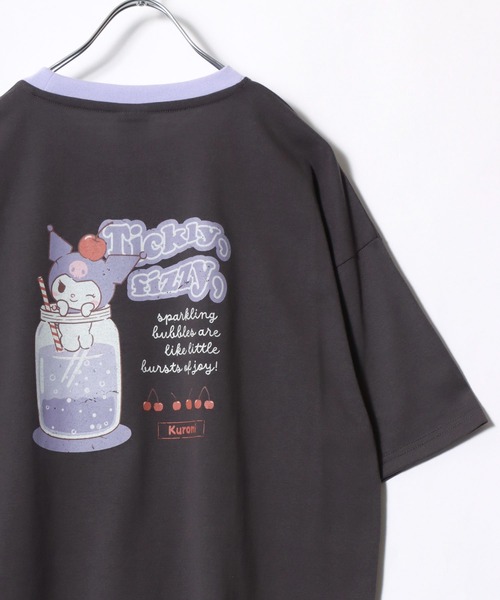 sanrio(サンリオ)の「2026SS sanrio/サンリオ オーバーサイズ ワンポイント刺繍 バックプリント リンガー半袖Tシャツ(Tシャツ/カットソー・レディース・イエロー/スミクロ/ホワイト/アッシュグレー/グレー系その他2/ピンク/ネイビー/ブラック系その他3/ブラック系その他/ピンク系その他/グレー系その他/グレー系その他3・L/M)」の4枚目の写真