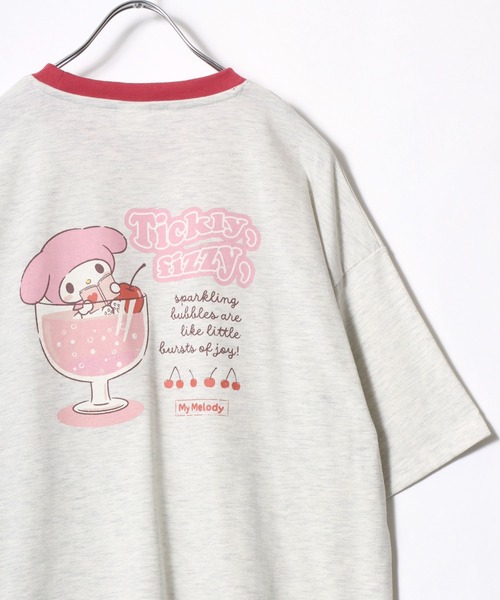 sanrio(サンリオ)の「2026SS sanrio/サンリオ オーバーサイズ ワンポイント刺繍 バックプリント リンガー半袖Tシャツ(Tシャツ/カットソー・レディース・イエロー/スミクロ/ホワイト/アッシュグレー/グレー系その他2/ピンク/ネイビー/ブラック系その他3/ブラック系その他/ピンク系その他/グレー系その他/グレー系その他3・L/M)」の6枚目の写真