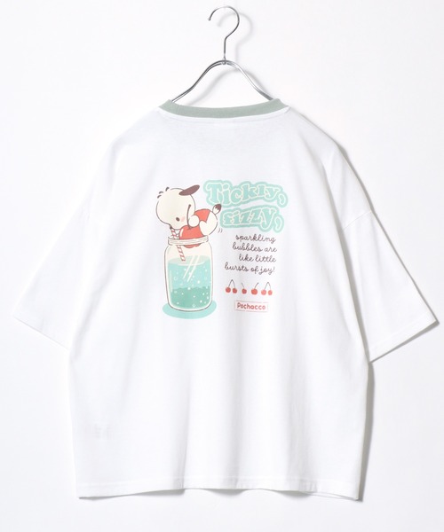 sanrio(サンリオ)の「2026SS sanrio/サンリオ オーバーサイズ ワンポイント刺繍 バックプリント リンガー半袖Tシャツ(Tシャツ/カットソー・レディース・イエロー/スミクロ/ホワイト/アッシュグレー/グレー系その他2/ピンク/ネイビー/ブラック系その他3/ブラック系その他/ピンク系その他/グレー系その他/グレー系その他3・L/M)」の18枚目の写真