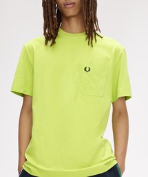 FRED PERRY(�t���b�h�y���[)��Washed T-Shirt�^�E�H�b�V�����HT�V���c(T�V���c/�J�b�g�\�[)