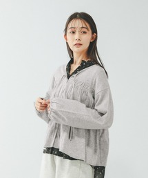 GLOBAL WORK | 2WAYシャーリングニットカーディガン/650281(カーディガン/ボレロ)