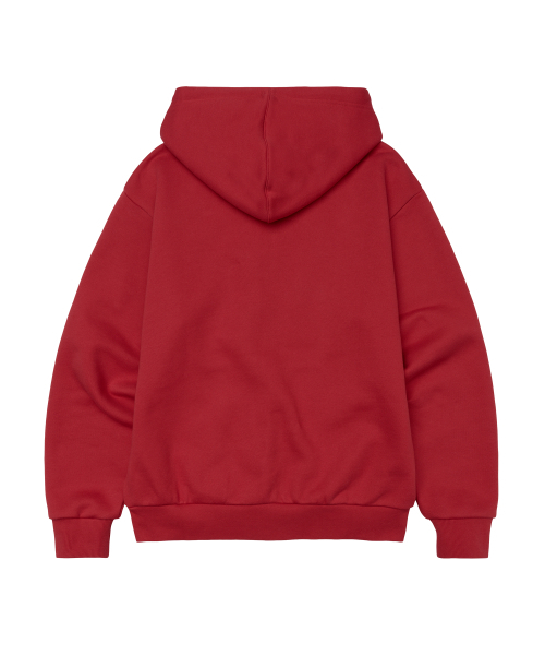 AMESWORLDWIDE(アメスワールドワイド)の「52 APPLIQUE HOODIE ZIP UP RED(パーカー・レディース・その他・LARGE/SMALL/MEDIUM)」の2枚目の写真