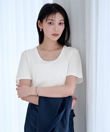 UR'S | 【接触冷感】エコUネックTシャツ(Tシャツ/カットソー)
