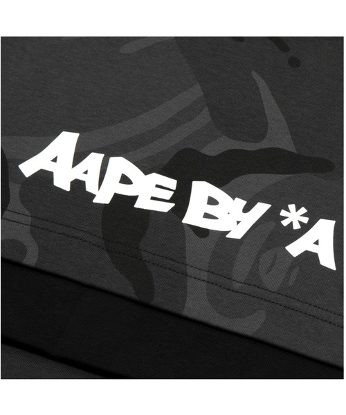 AAPE BY A BATHING APE（エーエイプバイアベイシングエイプ）の「AAPE FANCY MAIN TEE（Tシャツ/カットソー・メンズ・ブラック系その他・SMALL/MEDIUM/LARGE/X-LARGE/XX-LARGE）」の5枚目の写真
