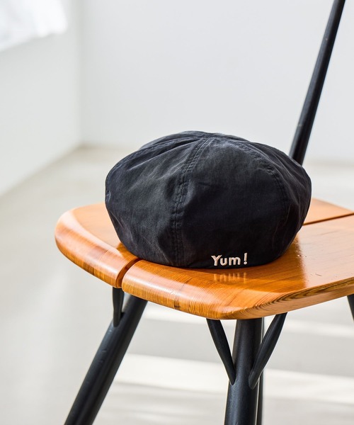 studio CLIP（スタディオクリップ）の「【抗菌防臭】6パネルベレー帽（ハンチング/ベレー帽・レディース・ブラック/ベージュ・FREE）」の2枚目の写真