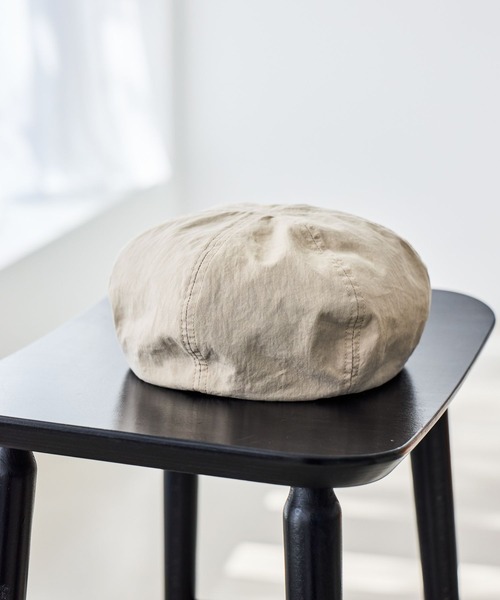 studio CLIP（スタディオクリップ）の「【抗菌防臭】6パネルベレー帽（ハンチング/ベレー帽・レディース・ブラック/ベージュ・FREE）」の18枚目の写真