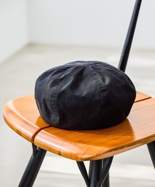 studio CLIP（スタディオクリップ）の「【抗菌防臭】6パネルベレー帽（ハンチング/ベレー帽・レディース・ブラック/ベージュ・FREE）」の15枚目の写真