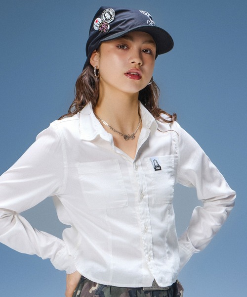 X-girl(エックスガール)の「SCRIPT LOGO BANDANA CAP(キャップ・レディース・マルチ/ブラック・ONE SIZE)」の6枚目の写真