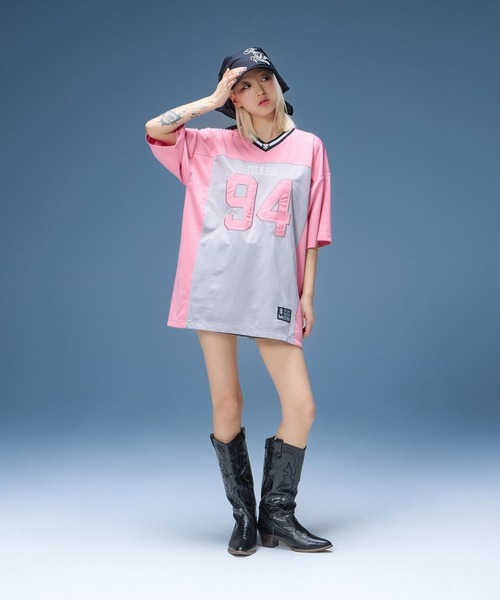 X-girl(エックスガール)の「SCRIPT LOGO BANDANA CAP(キャップ・レディース・マルチ/ブラック・ONE SIZE)」の9枚目の写真
