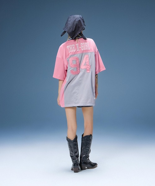X-girl(エックスガール)の「SCRIPT LOGO BANDANA CAP(キャップ・レディース・マルチ/ブラック・ONE SIZE)」の10枚目の写真