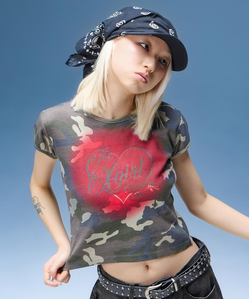 X-girl(エックスガール)の「SCRIPT LOGO BANDANA CAP(キャップ・レディース・マルチ/ブラック・ONE SIZE)」の19枚目の写真