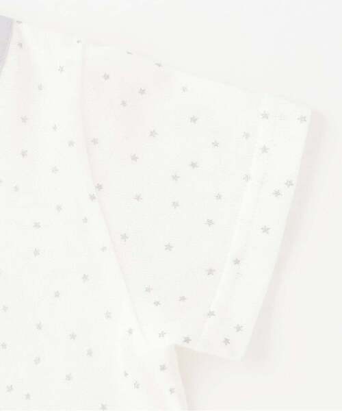 Sophie la girafe（ソフィーラジラフ）の「スターダストショートオール【日本製】（ロンパース・キッズ・オフホワイト・80ｃｍ/70cm）」の4枚目の写真