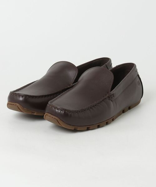 Clarks(クラークス)の「クラークス Corsley Plain コスレイプレイン(スリッポン・メンズ・ダークブラウン/ブラック・65/90/85/80/75/70)」の2枚目の写真