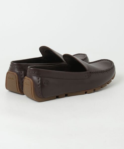 Clarks（クラークス）の「クラークス Corsley Plain コスレイプレイン（スリッポン・メンズ・ダークブラウン/ブラック・65/90/85/80/75/70/60）」の3枚目の写真
